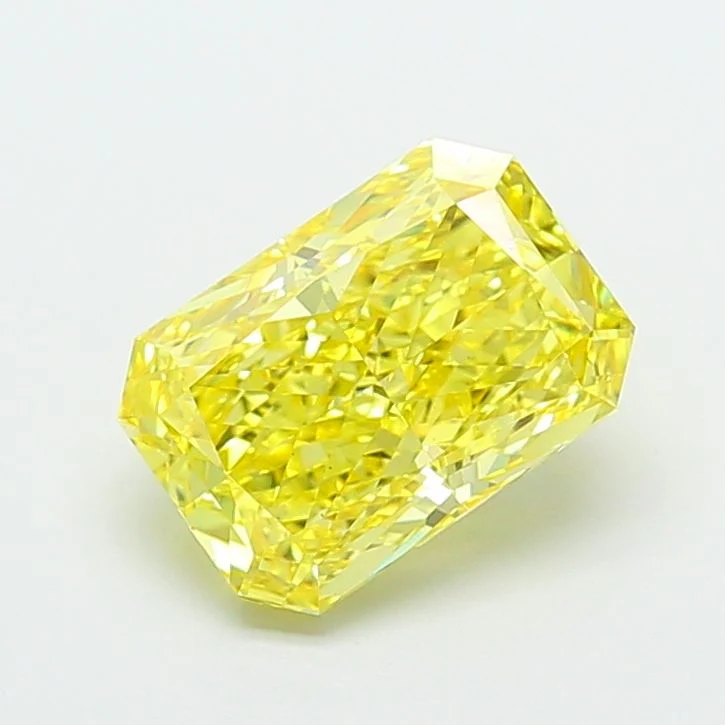 3.55 ct. Fancy Vivid Yellow/VS1 Radiant Lab Grown Diamond
