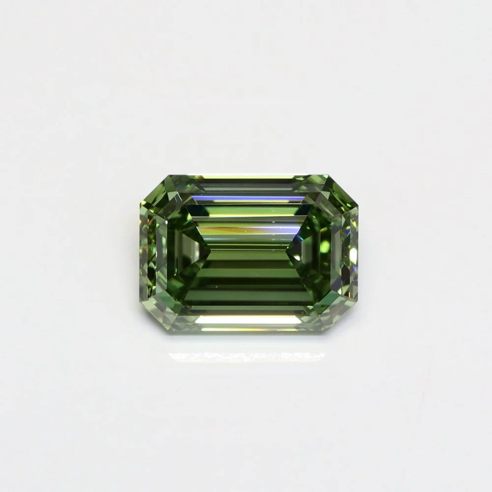 3.60 ct. Fancy Intense Green/VS1 Emerald Lab Grown Diamond