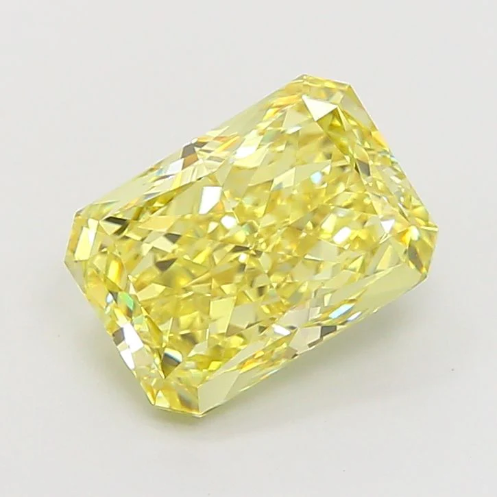 3.62 ct. Fancy Intense Yellow/VS1 Radiant Lab Grown Diamond