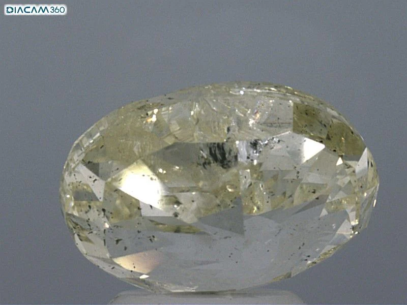 3.62 ct. Fancy Yellow/ Oval Diamond