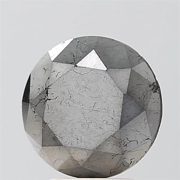 3.66 ct. Fancy Black/VS2 Round Diamond