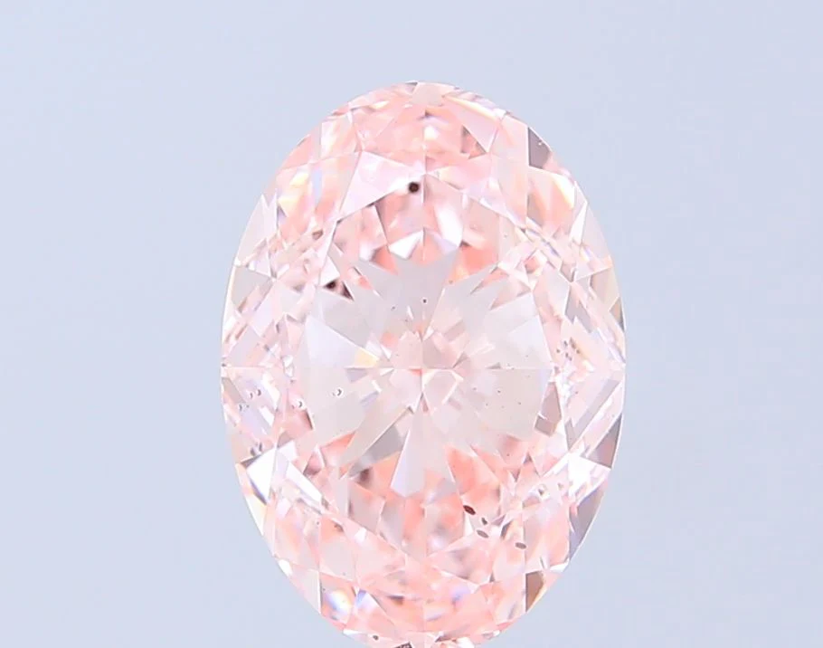 3.72 ct. Fancy Intense Pink/VS2 Oval Lab Grown Diamond