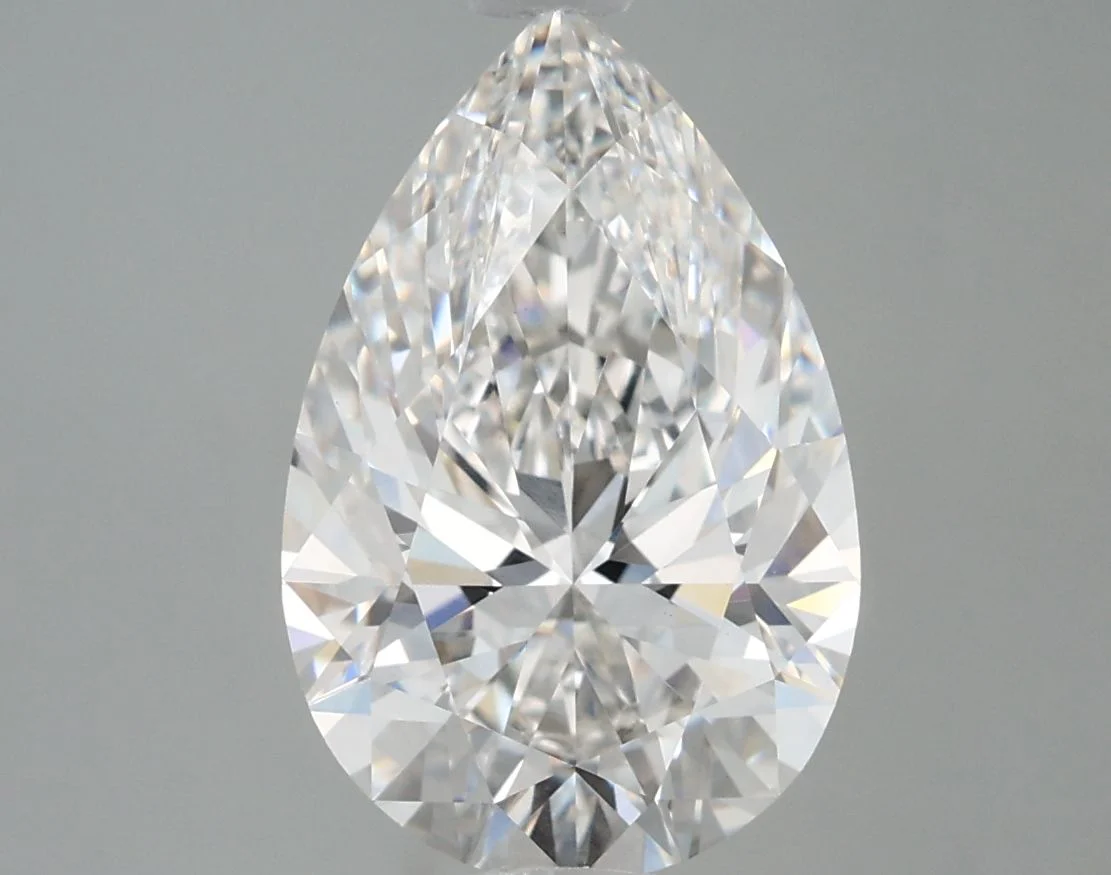 3.77 ct. F/VVS2 Pear Lab Grown Diamond