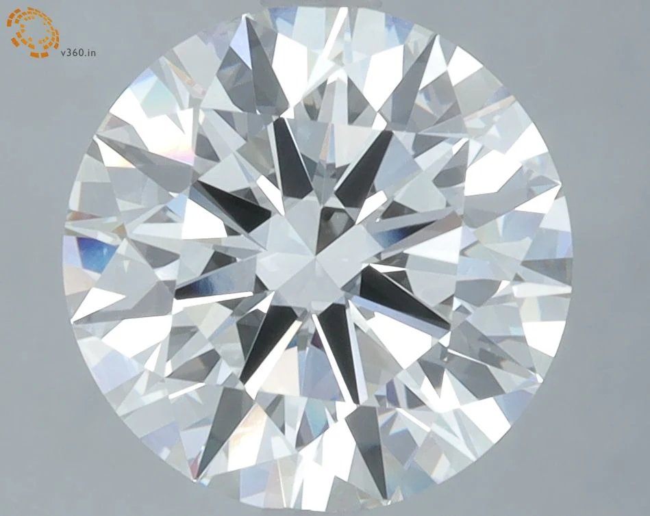 3.88 ct. F/VVS2 Round Lab Grown Diamond