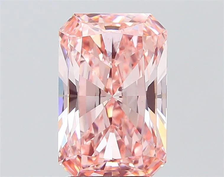4.01 ct. Fancy Intense Pink/VVS2 Radiant Lab Grown Diamond