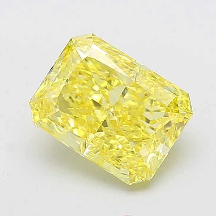 4.01 ct. Fancy Intense Yellow/VVS2 Radiant Lab Grown Diamond