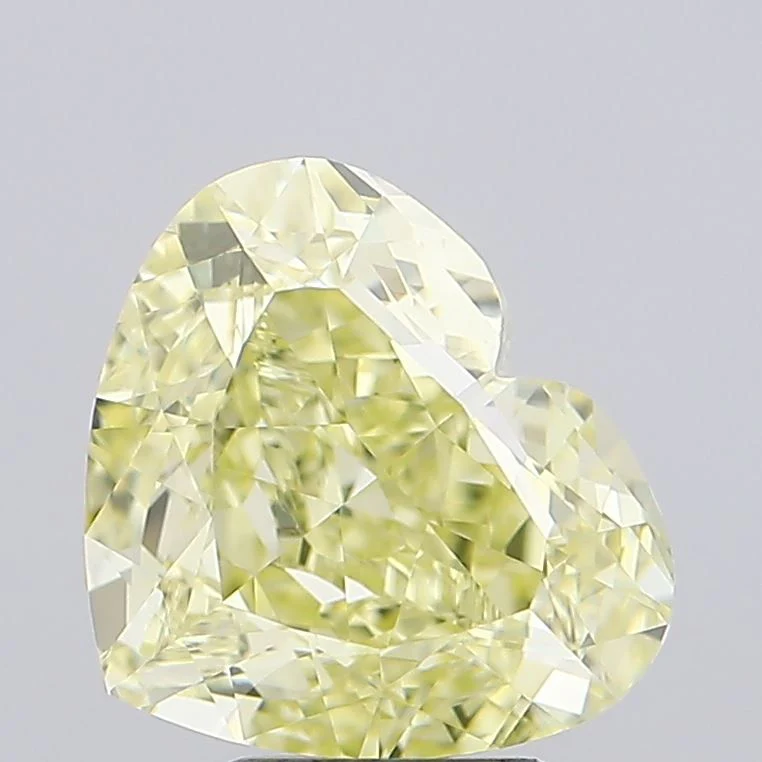 4.01 ct. Fancy Yellow/SI1 Heart Diamond