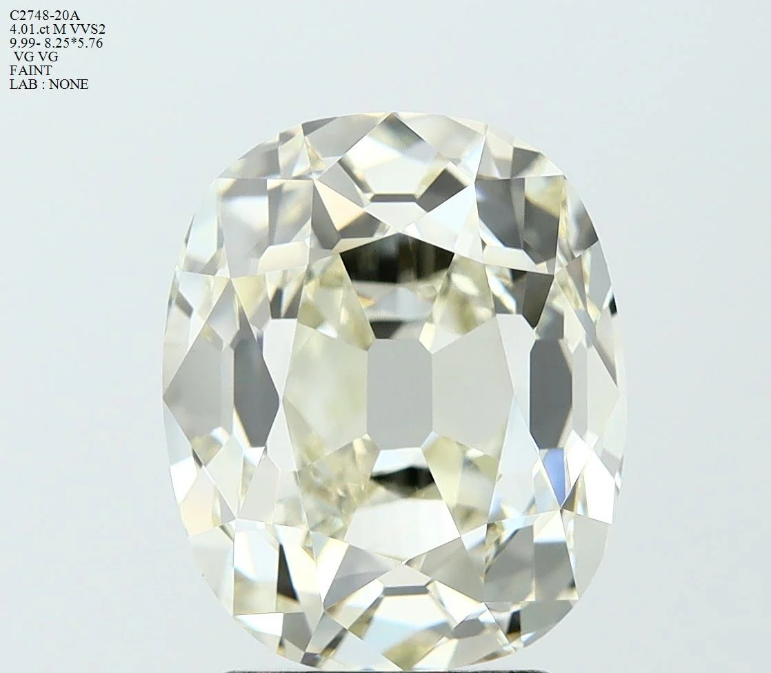 4.01 ct. M/VVS2 Old Miner Diamond
