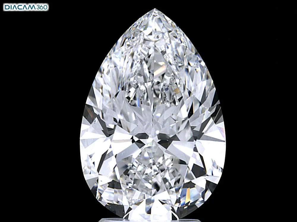 4.03 ct. E/VS2 Pear Diamond