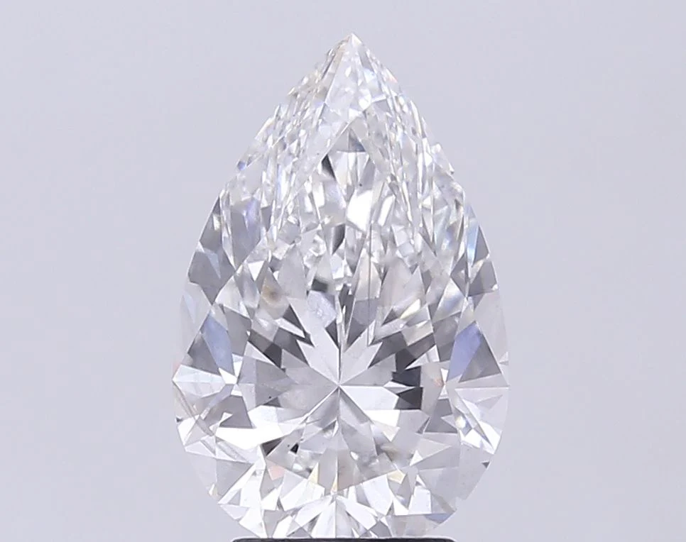4.04 ct. F/SI1 Pear Lab Grown Diamond