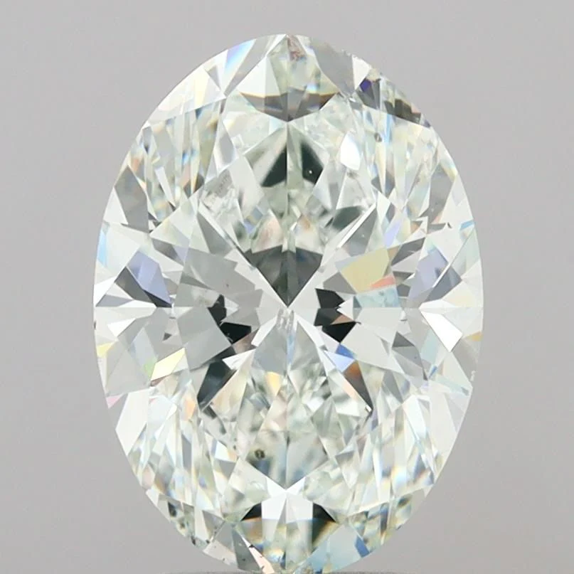 4.04 ct. F/SI2 Oval Diamond