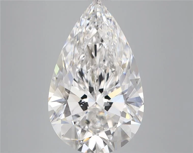 4.05 ct. D/VVS2 Pear Lab Grown Diamond