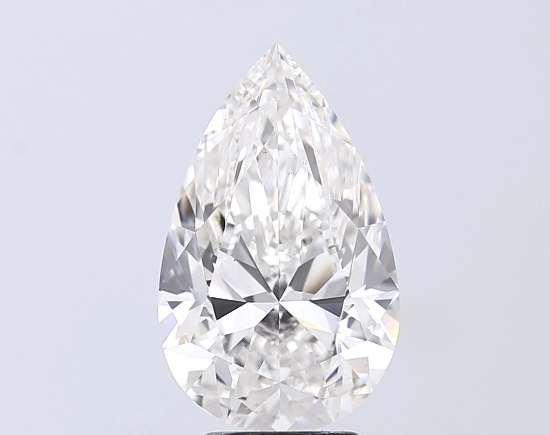 4.05 ct. E/VS2 Pear Lab Grown Diamond