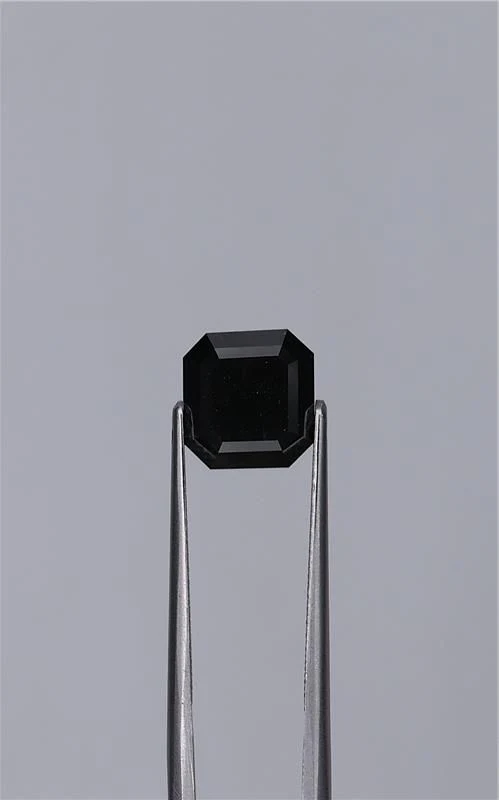 4.06 ct. Fancy Black/VVS2 Asscher Diamond