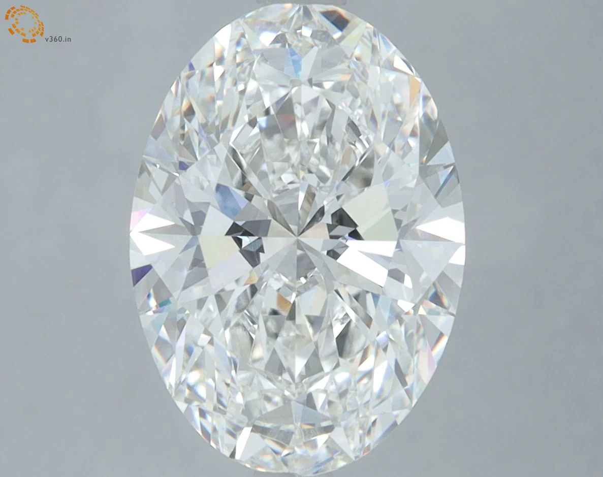 4.08 ct. F/VVS2 Oval Lab Grown Diamond