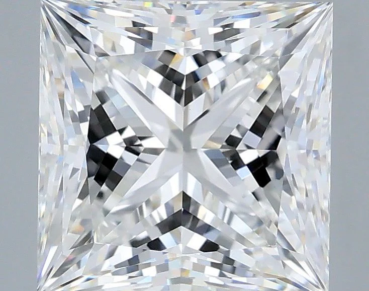 4.09 ct. E/VVS2 Princess Lab Grown Diamond
