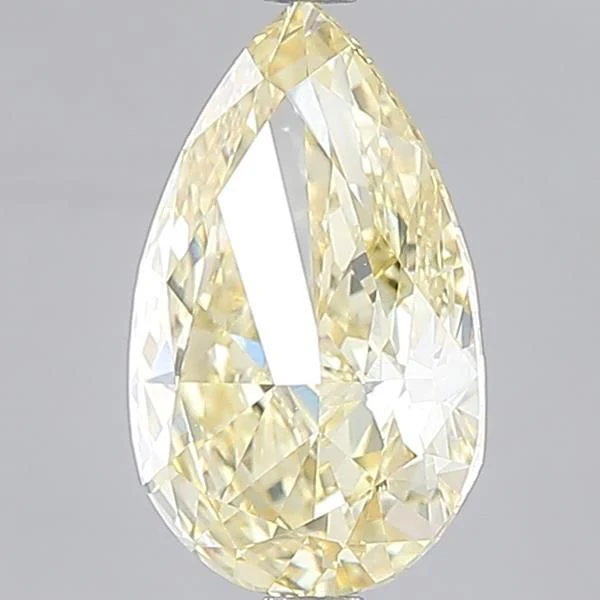 4.09 ct. Fancy Intense Yellow/VS1 Pear Lab Grown Diamond
