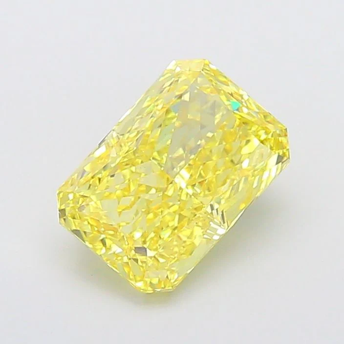 4.26 ct. Fancy Vivid Yellow/VS1 Radiant Lab Grown Diamond