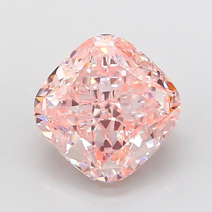 4.71 ct. Fancy Intense Pink/VVS2 Cushion Modified Lab Grown Diamond