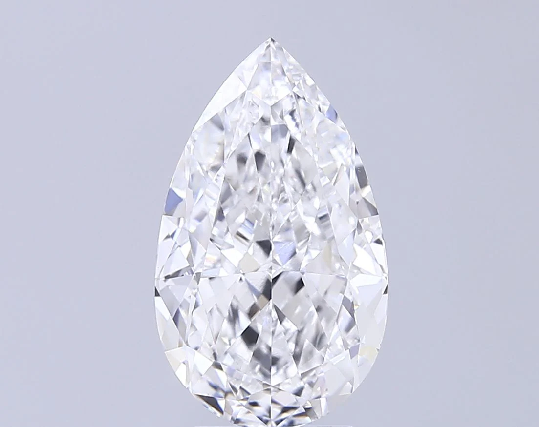 5.01 ct. D/VVS2 Pear Lab Grown Diamond