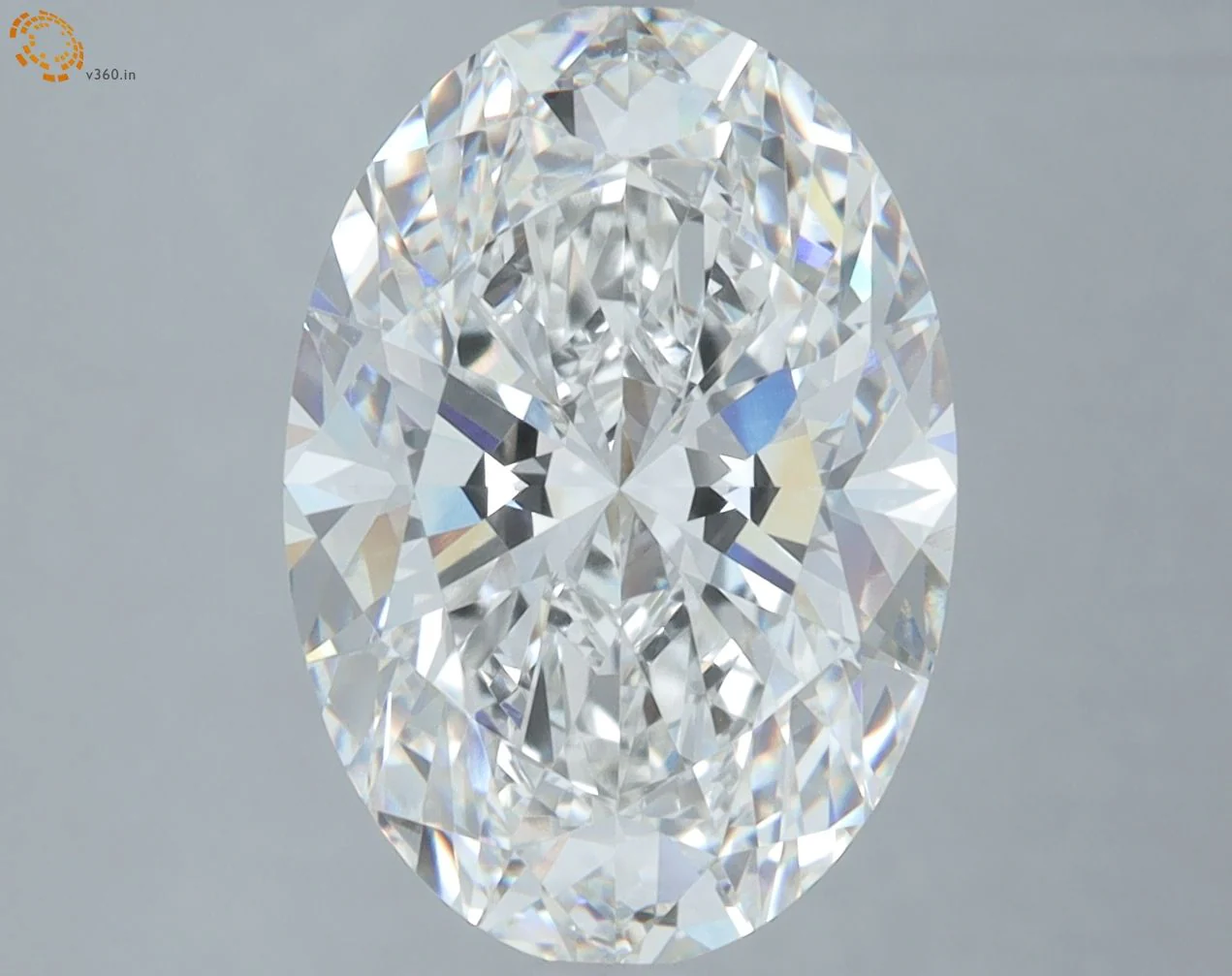 5.01 ct. F/VVS2 Oval Lab Grown Diamond