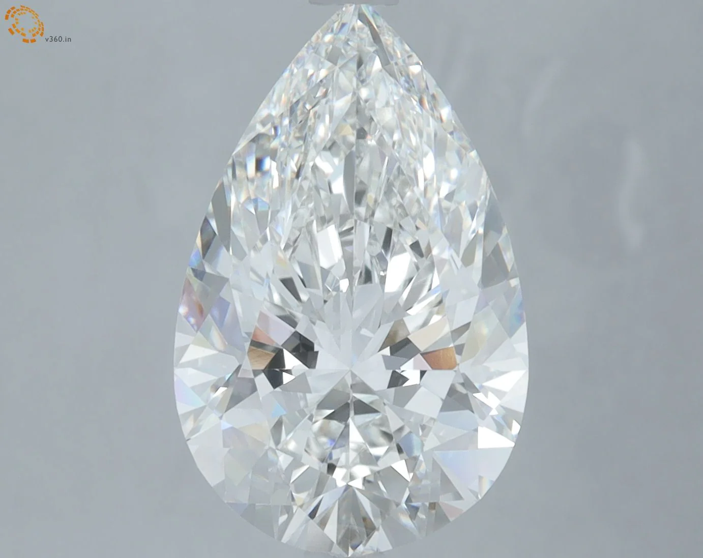 5.01 ct. F/VVS2 Pear Lab Grown Diamond
