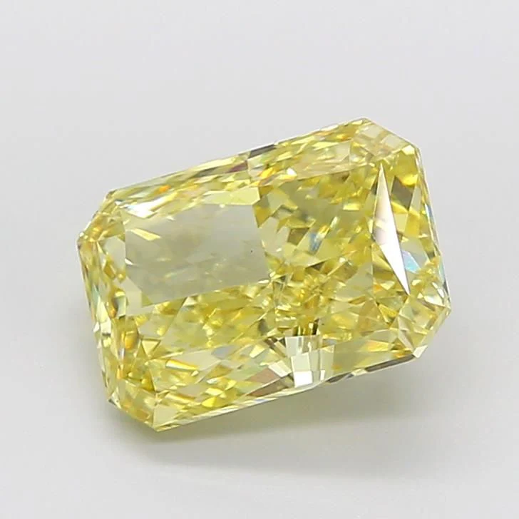 5.01 ct. Fancy Intense Yellow/VVS2 Radiant Lab Grown Diamond