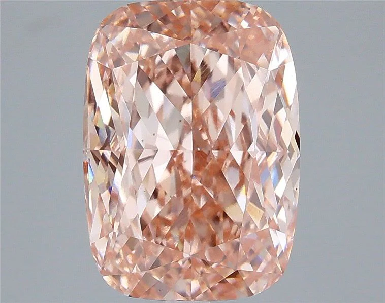 5.01 ct. Fancy Vivid Pink/VVS2 Cushion Modified Lab Grown Diamond