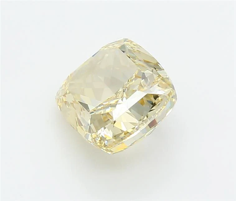 5.01 ct. Fancy Yellow/VS2 Cushion Modified Diamond