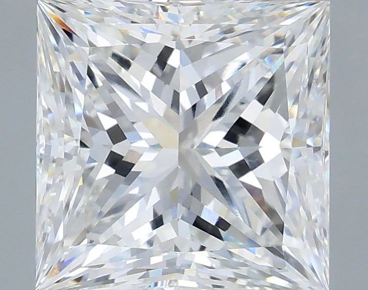 5.02 ct. F/VVS2 Princess Lab Grown Diamond
