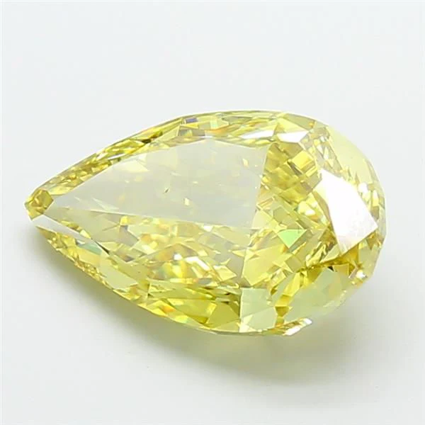 5.02 ct. Fancy Intense Yellow/VS2 Pear Lab Grown Diamond