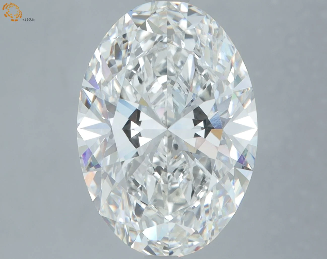 5.03 ct. F/VVS2 Oval Lab Grown Diamond