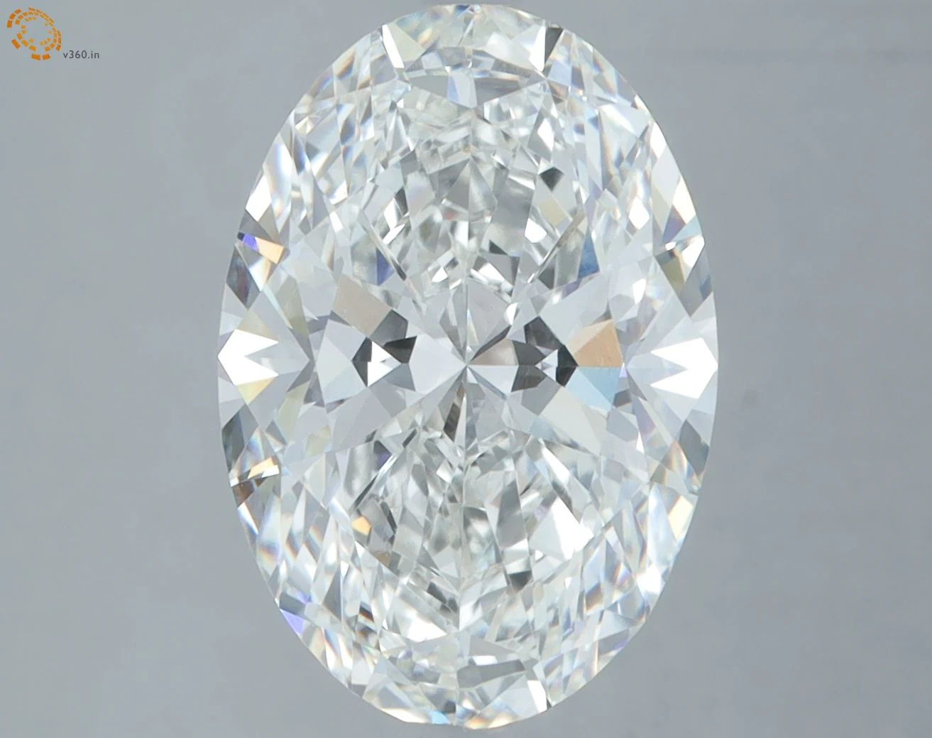 5.04 ct. F/VVS2 Oval Lab Grown Diamond