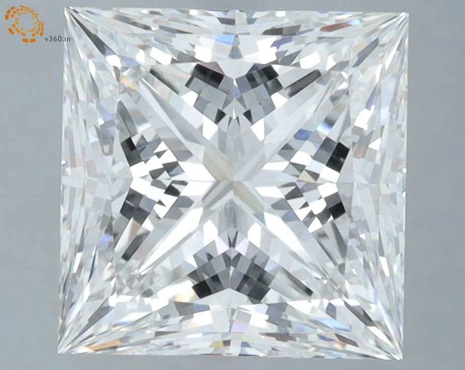 5.05 ct. F/VS1 Princess Lab Grown Diamond