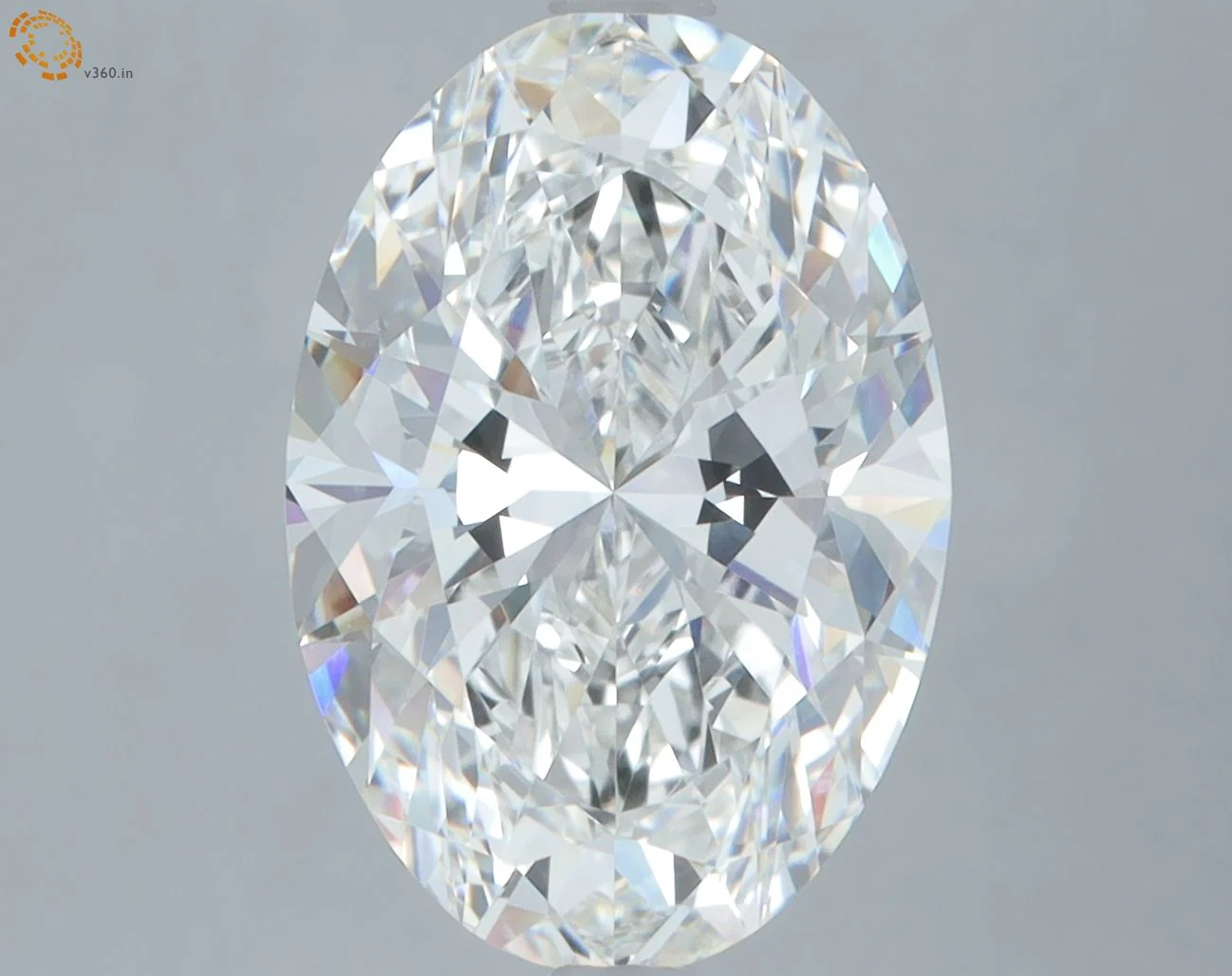 5.06 ct. F/VVS2 Oval Lab Grown Diamond