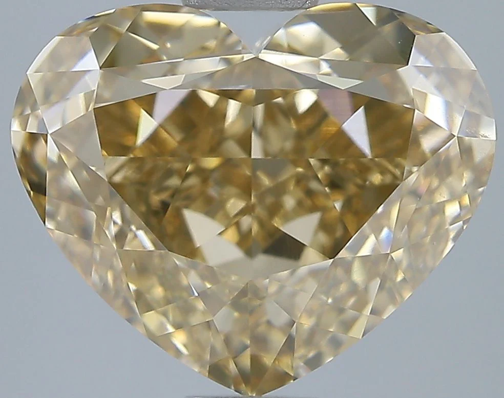 5.06 ct. Fancy Yellow/VVS1 Heart Diamond