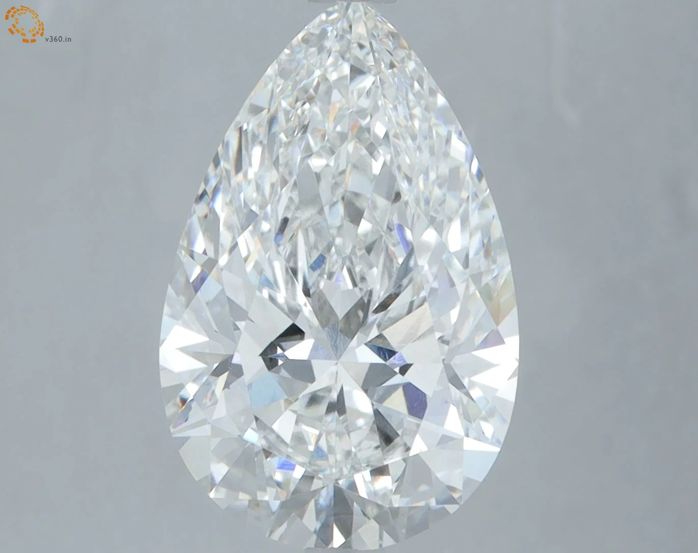 5.08 ct. E/VVS2 Pear Lab Grown Diamond