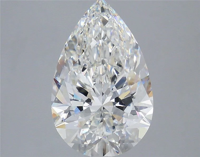 5.08 ct. F/VVS1 Pear Lab Grown Diamond