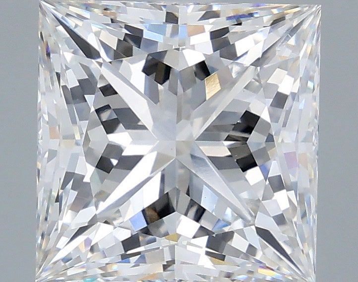 5.08 ct. F/VVS2 Princess Lab Grown Diamond