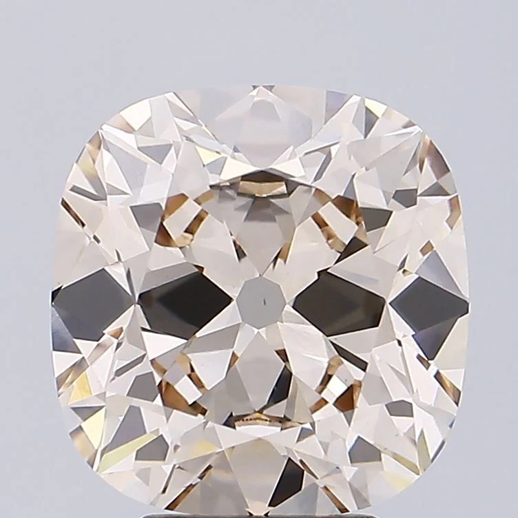 5.08 ct. Fancy Very Light Brown/VS1 Cushion Modified Lab Grown Diamond