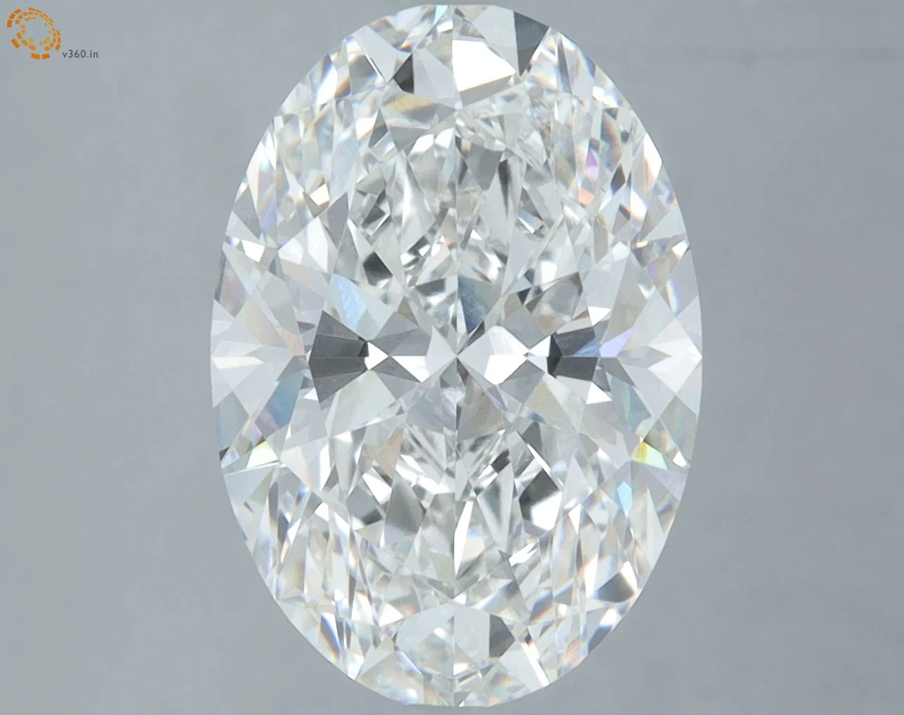 5.09 ct. F/VVS2 Oval Lab Grown Diamond