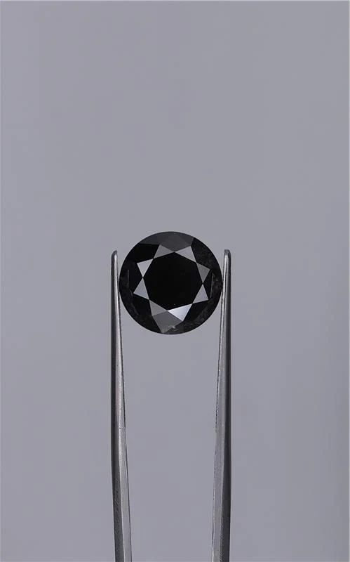 5.13 ct. Fancy Black/VVS2 Round Diamond