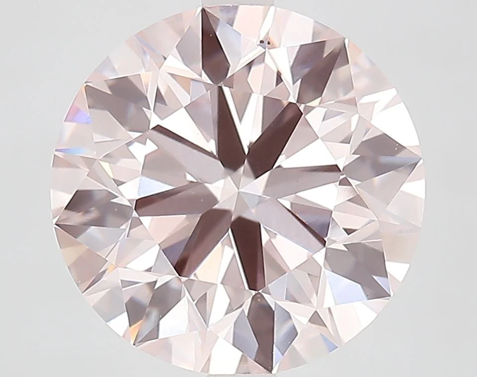 5.32 ct. Fancy Intense Pink/VS1 Round Lab Grown Diamond