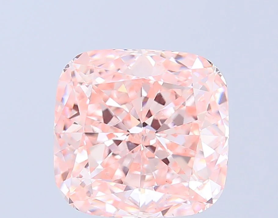 5.35 ct. Fancy Intense Pink/VS1 Cushion Modified Lab Grown Diamond