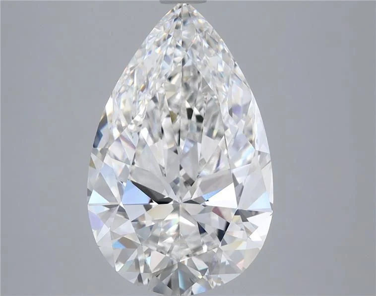 5.36 ct. F/VVS2 Pear Lab Grown Diamond
