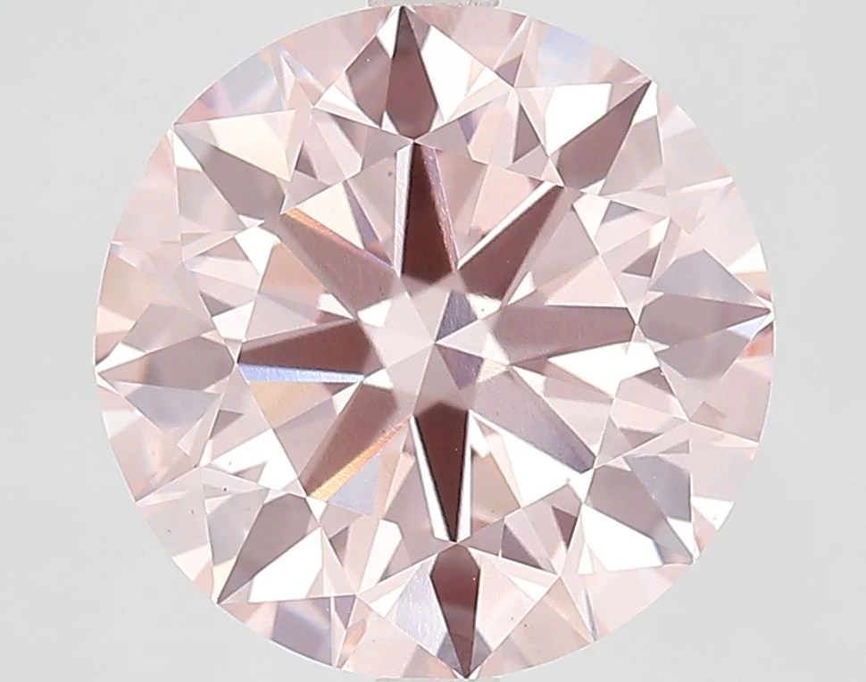 5.50 ct. Fancy Intense Pink/VS1 Round Lab Grown Diamond