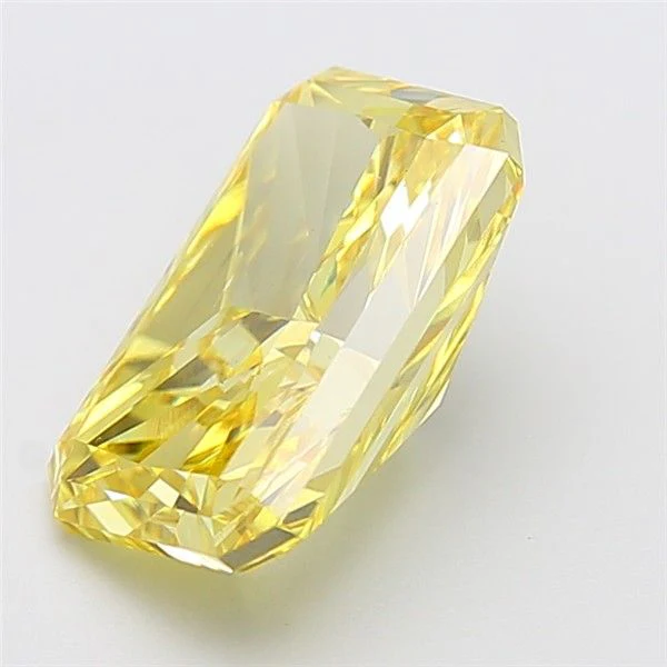 5.66 ct. Fancy Vivid Yellow/VS1 Radiant Lab Grown Diamond