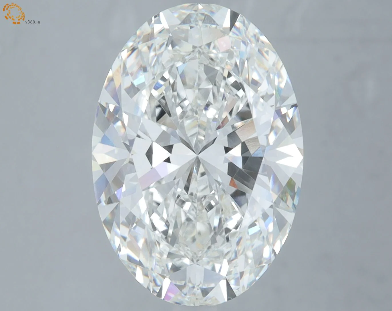 6.01 ct. F/VS1 Oval Lab Grown Diamond