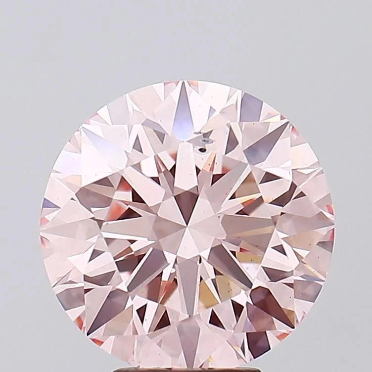 6.01 ct. Fancy Intense Pink/SI1 Round Lab Grown Diamond