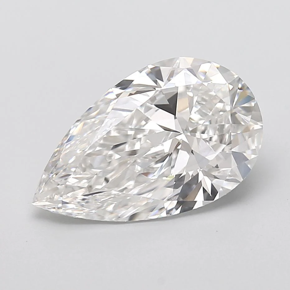 6.02 ct. D/VVS2 Pear Lab Grown Diamond